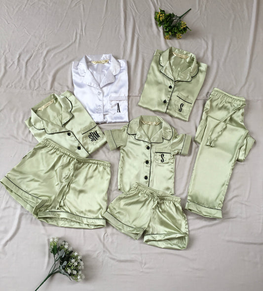Sage Green Satin